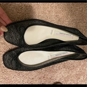 Chinese laundry black sequin flats brand new size 7